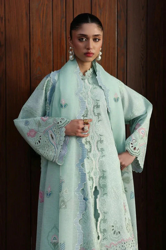 Picture of Qalamkar - Qline Lawn Drop 2 - QKL-07 LEYA - Unstitched - Available at Raja Sahib