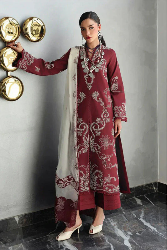Picture of Qalamkar - Qline Lawn Drop 2 - QKL-08 NISA - Unstitched - Available at Raja Sahib