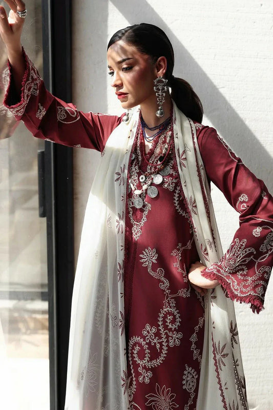 Picture of Qalamkar - Qline Lawn Drop 2 - QKL-08 NISA - Unstitched - Available at Raja Sahib