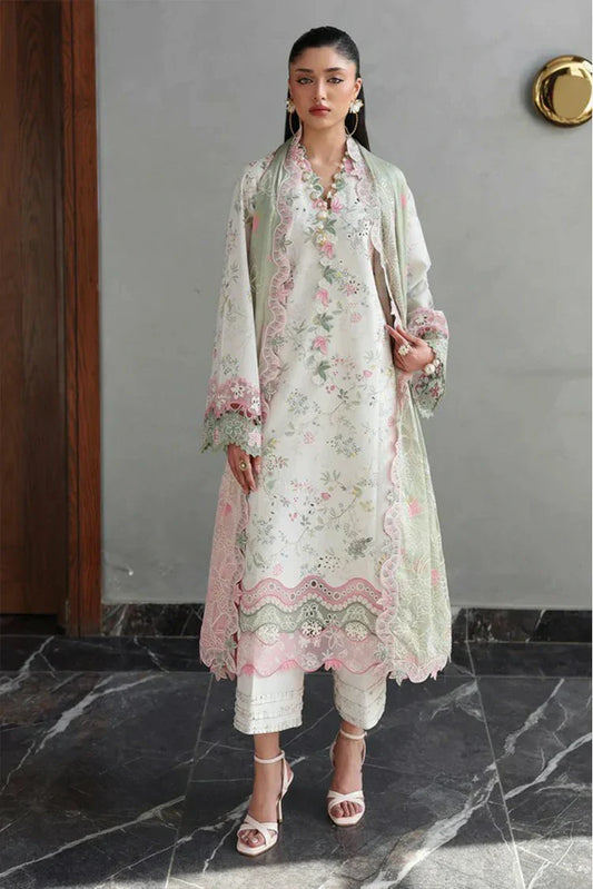 Picture of Qalamkar - Qline Lawn Drop 2 - QKL-09 SIAA - Unstitched - Available at Raja Sahib