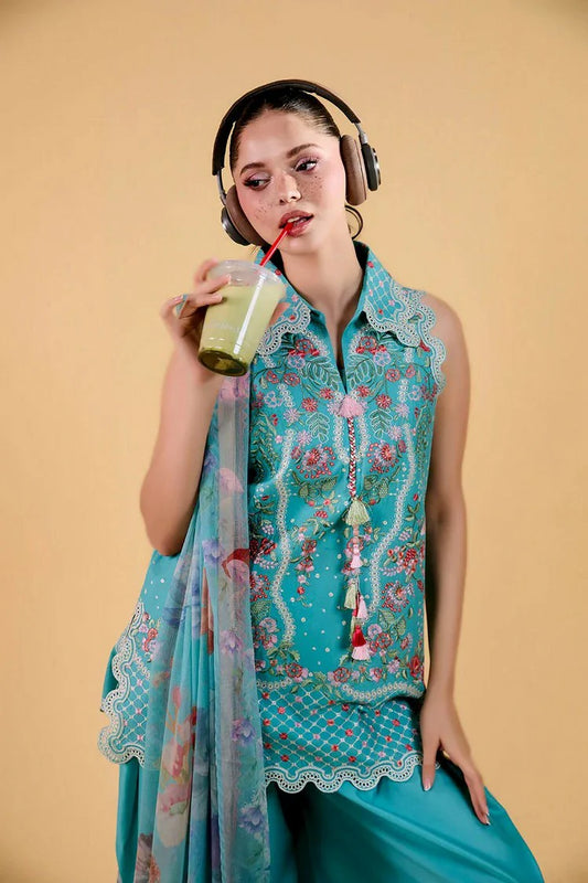 Picture of Sobia Nazir - Vital Lawn Vol 2 - Design 5A - Unstitched - Available at Raja Sahib