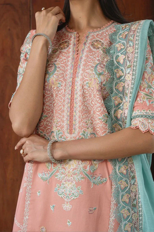 Picture of Ayzel - Whisper Embroidered Lawn Collection - 1234-DOVE - Unstitched - Available at Raja Sahib