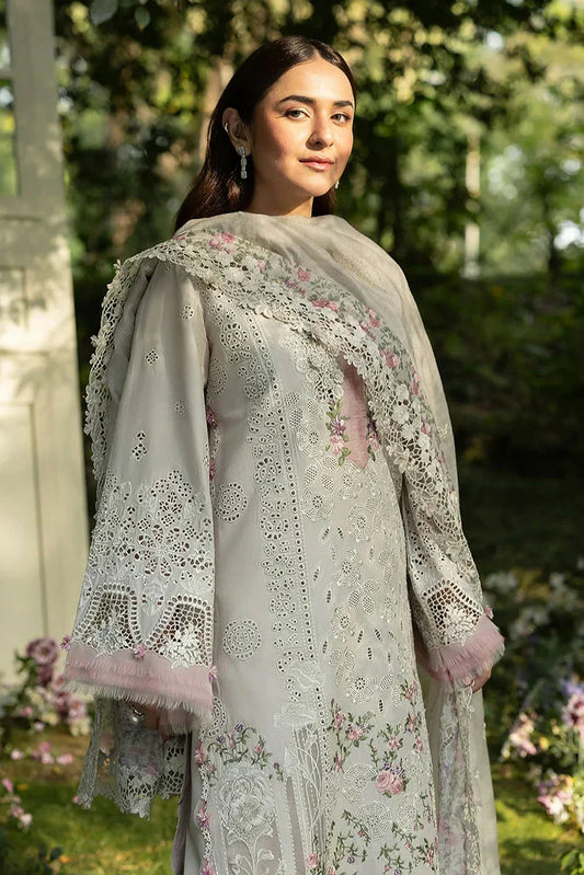 Picture of Elaf - Luxury Lawn Unstitched Vol 2 - ELQ-1A ALL MAGICAL - Unstitched - Available at Raja Sahib