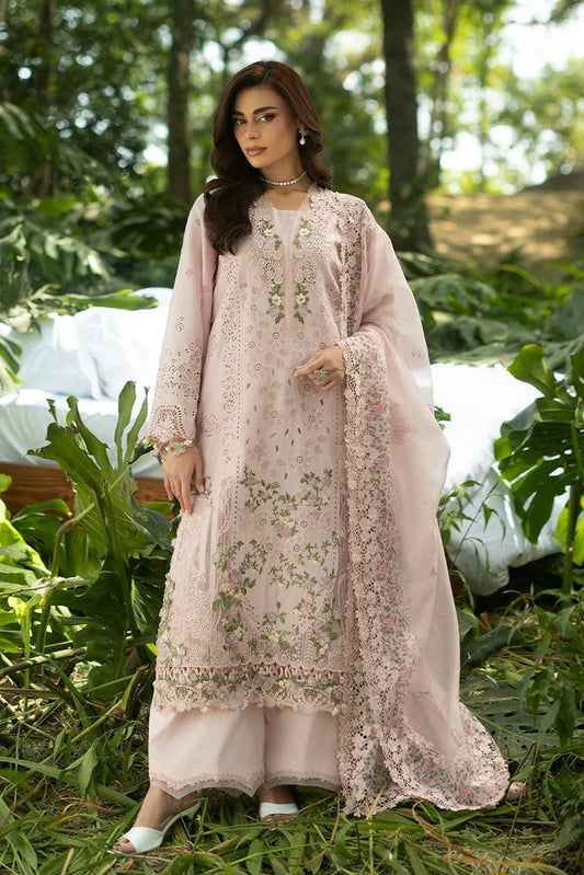 Picture of Elaf - Luxury Lawn Unstitched Vol 2 - ELQ-1B LOVE ESCAPE - Unstitched - Available at Raja Sahib