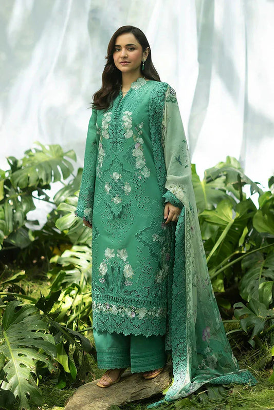 Picture of Elaf - Luxury Lawn Unstitched Vol 2 - ELQ-2A LOVER'S EDEN - Unstitched - Available at Raja Sahib