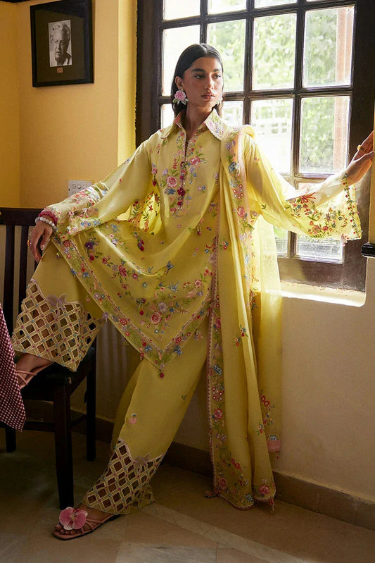 Zaha - Wild Flower Festive Lawn - QUEEN OF THE ANDES (ZF26-08) - Unstitched