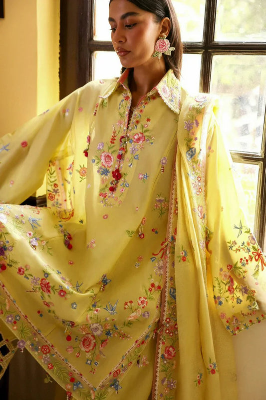 Picture of Zaha - Wild Flower Festive Lawn - QUEEN OF THE ANDES (ZF26-08) - Unstitched - Available at Raja Sahib