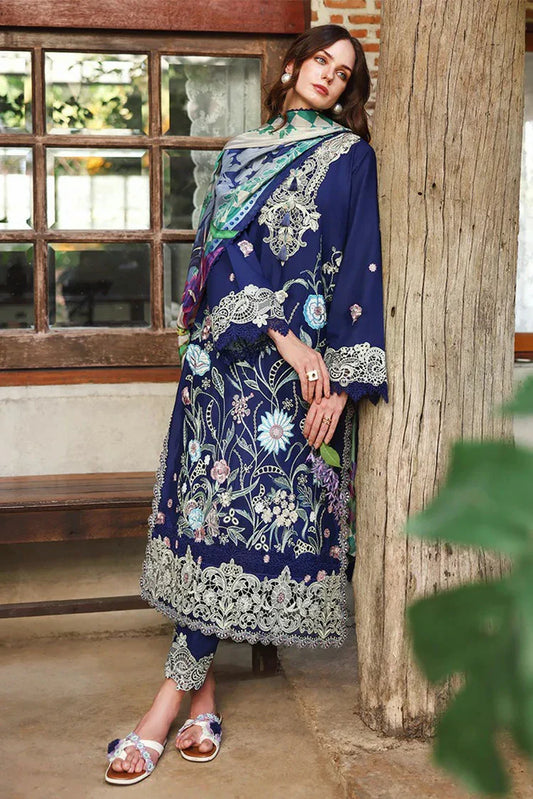 Picture of Mushq - Hemline The Secret Garden Beyond the Garden Gate - 01-Sylphae - Unstitched - Available at Raja Sahib