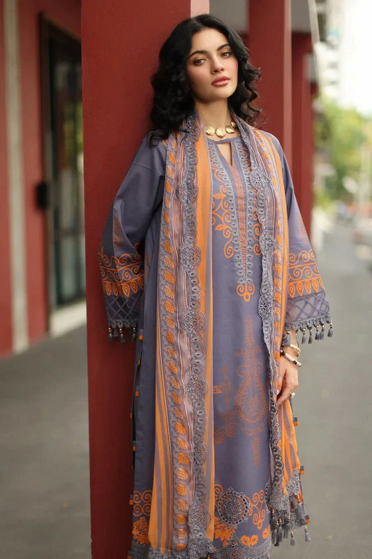 Picture of Charizma - Combination Embroidered Lawn Collection Vol 3 - CC6-19 - Unstitched - Available at Raja Sahib