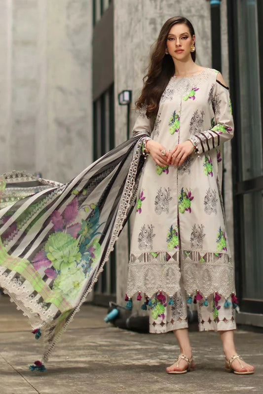 Picture of Charizma - Combination Embroidered Lawn Collection Vol 3 - CC6-23 - Unstitched - Available at Raja Sahib