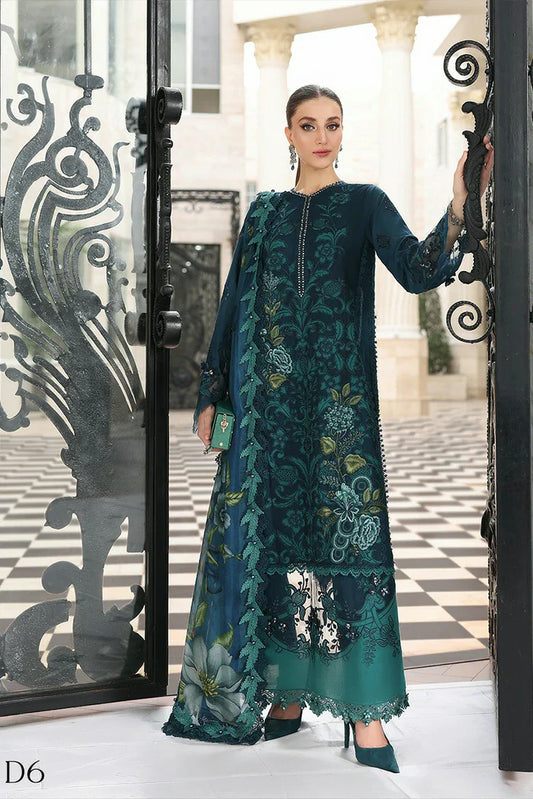 Picture of Maria B - Luxury Lawn Eid 2 - Design 06 - Unstitched - Available at Raja Sahib