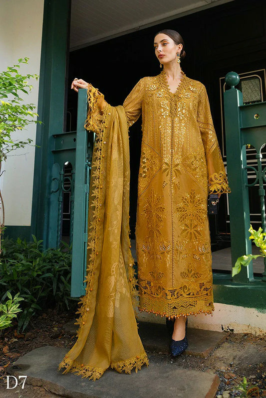 Picture of Maria B - Luxury Lawn Eid 2 - Design 07 - Unstitched - Available at Raja Sahib