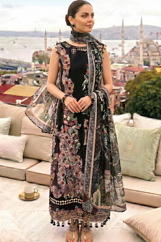 Picture of Asifa & Nabeel - Summer Lawn Soiree - Smoke Pearl (SL26-08) - Unstitched - Available at Raja Sahib