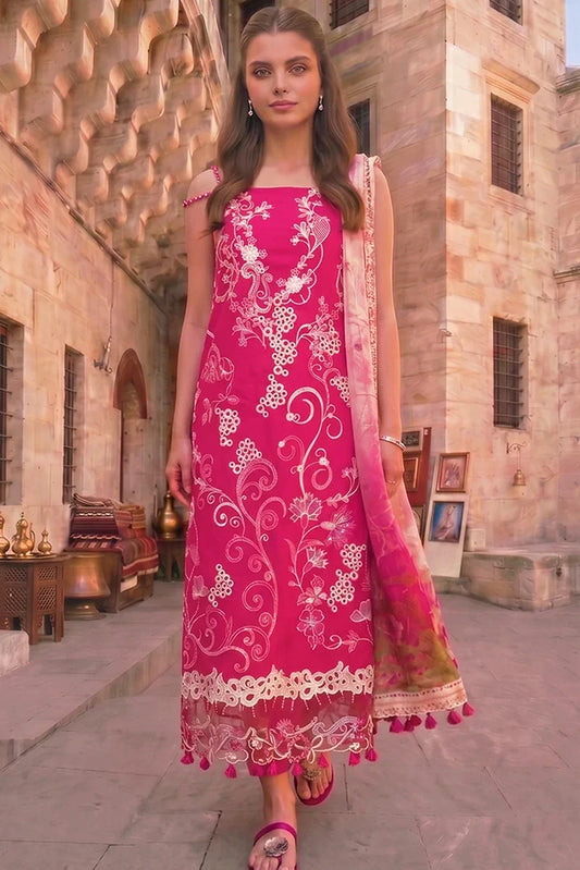 Picture of Asifa & Nabeel - Summer Lawn Soiree - Fuchsia Allure (SL26-09) - Unstitched - Available at Raja Sahib