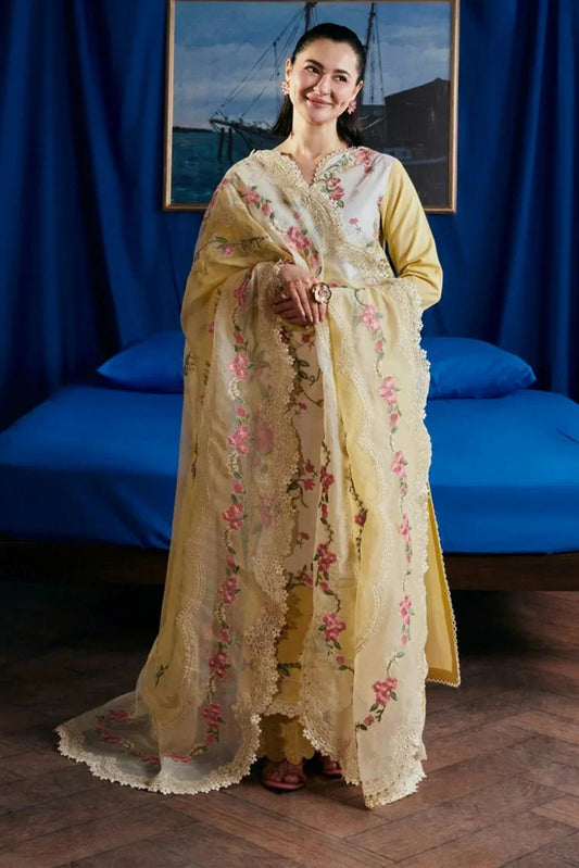 Picture of Maryam Hussain - Luxury Lawn Vol 2 - 10-Titli - Unstitched - Available at Raja Sahib