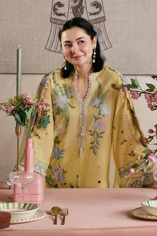 Picture of Maryam Hussain - Luxury Lawn Vol 2 - 06-Hamna - Unstitched - Available at Raja Sahib