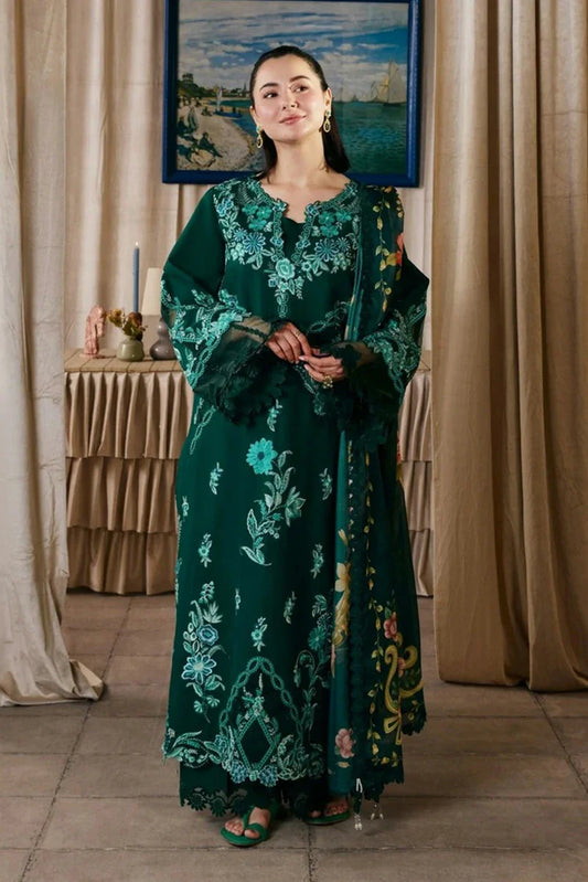 Picture of Maryam Hussain - Luxury Lawn Vol 2 - 07-Maheer - Unstitched - Available at Raja Sahib