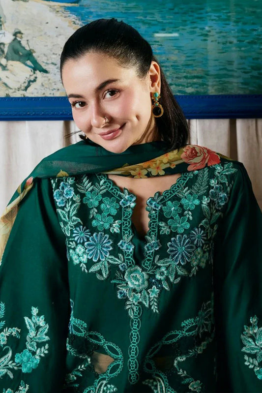 Picture of Maryam Hussain - Luxury Lawn Vol 2 - 07-Maheer - Unstitched - Available at Raja Sahib