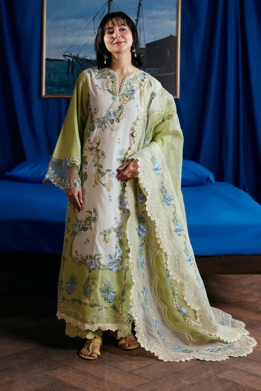 Picture of Maryam Hussain - Luxury Lawn Vol 2 - 09-Dimple - Unstitched - Available at Raja Sahib