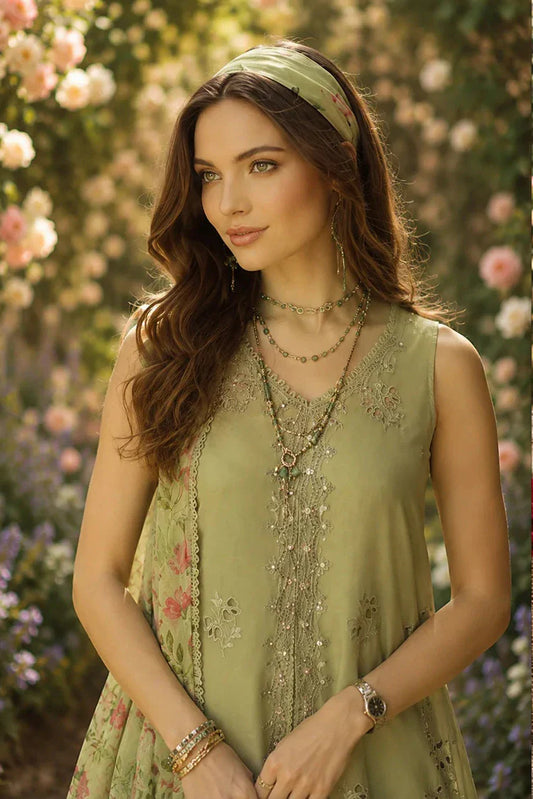 Picture of Noor by Saadia Asad - Noor Eid Luxe Printskhaas Collection - 12-Celestia - Unstitched - Available at Raja Sahib