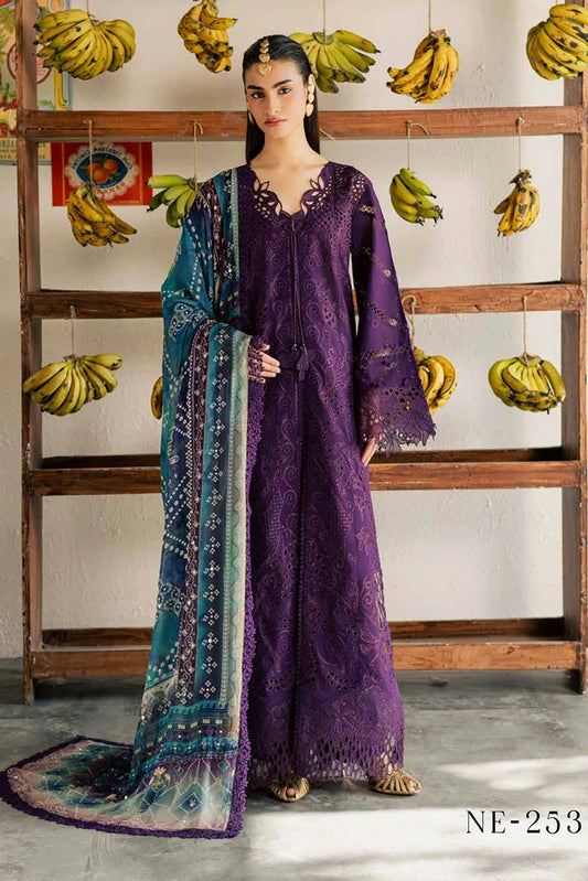 Picture of Nureh - Bazar Embroidered Schiffli Lawn Collection Vol 2 - NE-253 - Unstitched - Available at Raja Sahib