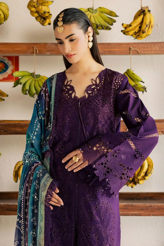 Picture of Nureh - Bazar Embroidered Schiffli Lawn Collection Vol 2 - NE-253 - Unstitched - Available at Raja Sahib