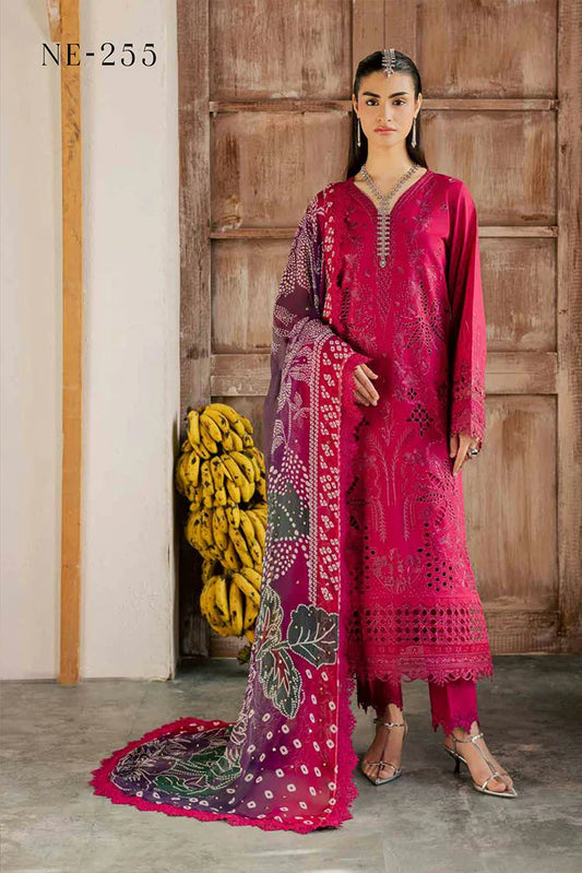 Picture of Nureh - Bazar Embroidered Schiffli Lawn Collection Vol 2 - NE-255 - Unstitched - Available at Raja Sahib