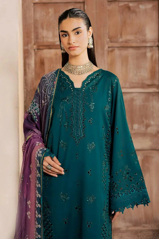 Picture of Nureh - Bazar Embroidered Schiffli Lawn Collection Vol 2 - NE-256 - Unstitched - Available at Raja Sahib