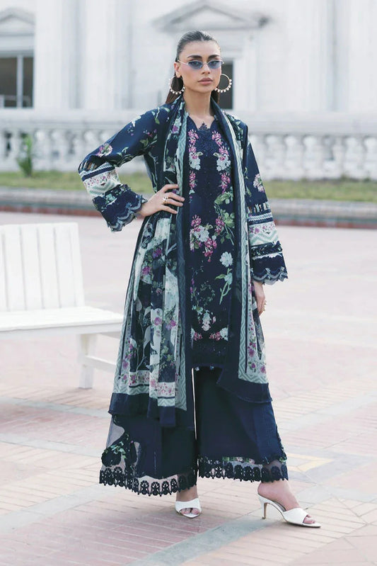 Elaf - Signature Embroidered Lawn Collection Vol 2 - ESG-3A MARIEL - Unstitched