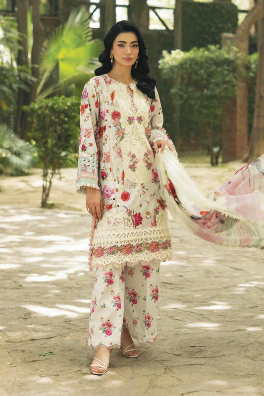 Elaf - Signature Embroidered Lawn Collection Vol 2 - ESG-4A CLAIRE - Unstitched