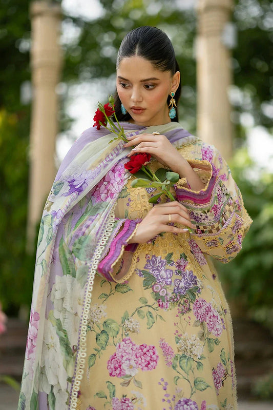 Elaf - Signature Embroidered Lawn Collection Vol 2 - ESG-7A STELLA - Unstitched