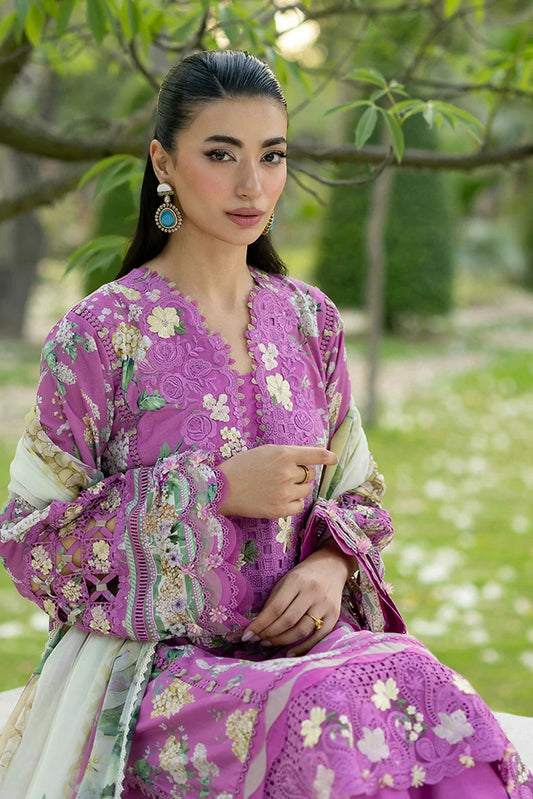 Elaf - Signature Embroidered Lawn Collection Vol 2 - ESG-7B KIARA - Unstitched