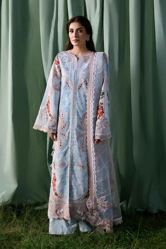 Afrozeh - A Lawn Luxury Edit - 1243-EIRENE - Unstitched
