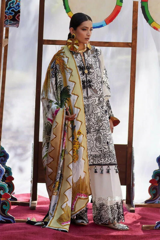 Picture of Elan - Kashmee Lawn Collection - ZEVARÉ (EL26-07B) - Unstitched - Available at Raja Sahib
