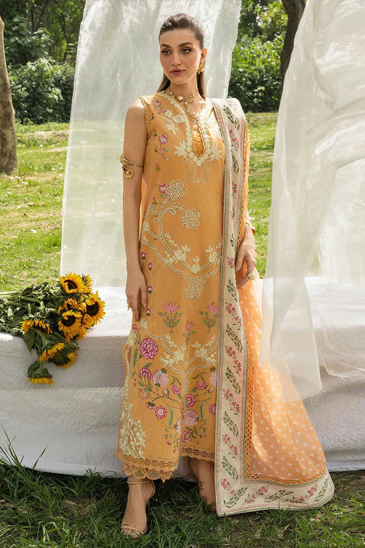 Picture of Saira Shakira - Bloom Luxury Lawn Collection - LILY-02A - Unstitched - Available at Raja Sahib