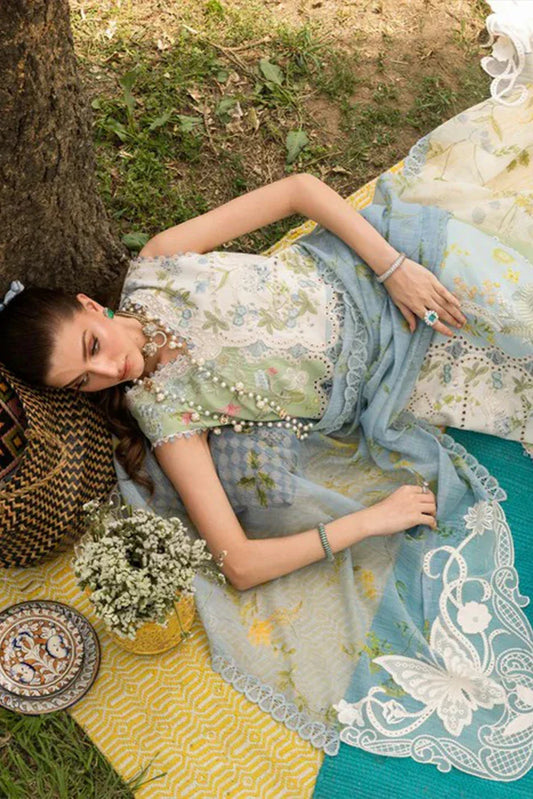 Picture of Saira Shakira - Bloom Luxury Lawn Collection - LANA-03A - Unstitched - Available at Raja Sahib
