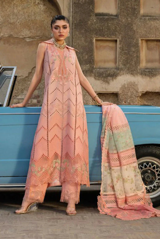 Saira Shakira - Bloom Luxury Lawn Collection - AMBRE-07A - Unstitched