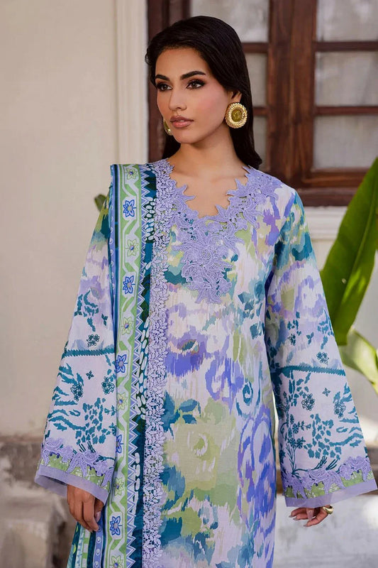 Nureh - Rania Printed Lawn Collection - NR-07 - Unstitched