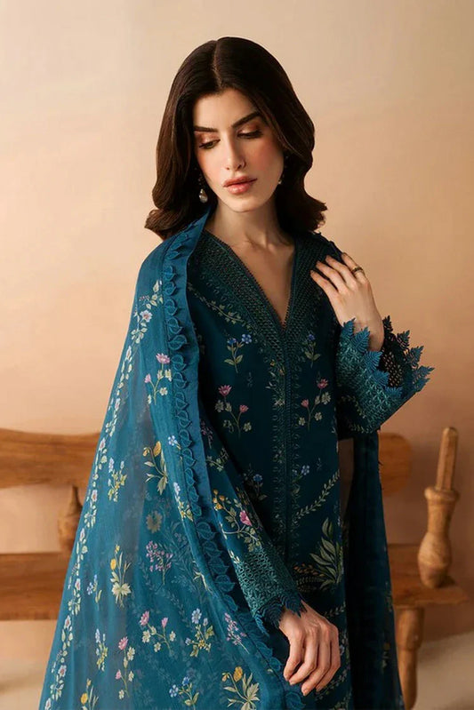 Afrozeh - Haze Summer Edit - 105-Luem Teal - Unstitched