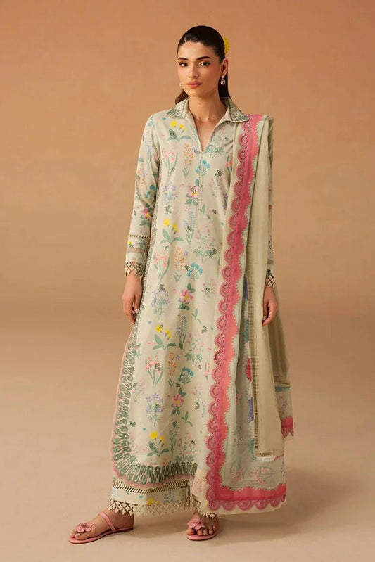Afrozeh - Haze Summer Edit - 111-Sunlaced Green - Unstitched