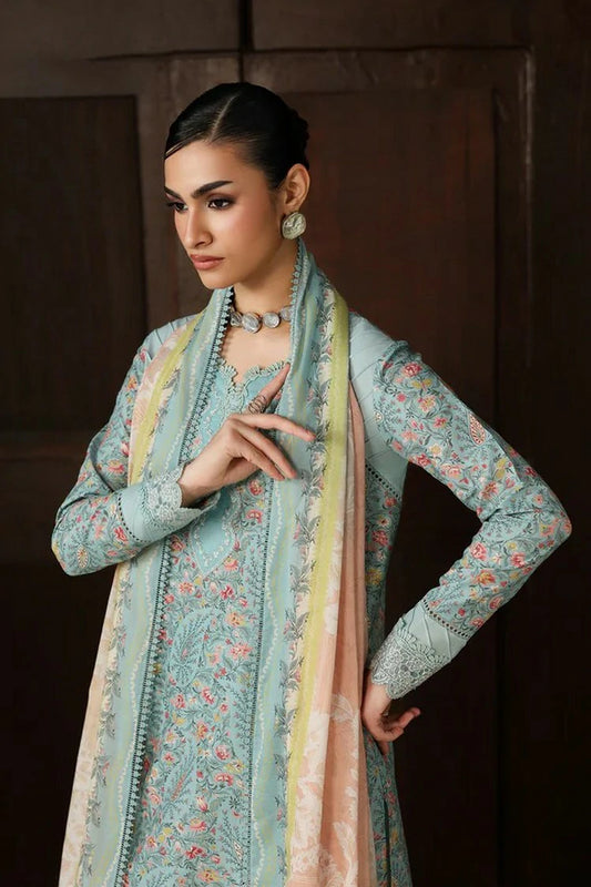 Qalamkar - Qprints Summer Prints Collection Drop 2 - QQP-04 (A) NAZIA - Unstitched