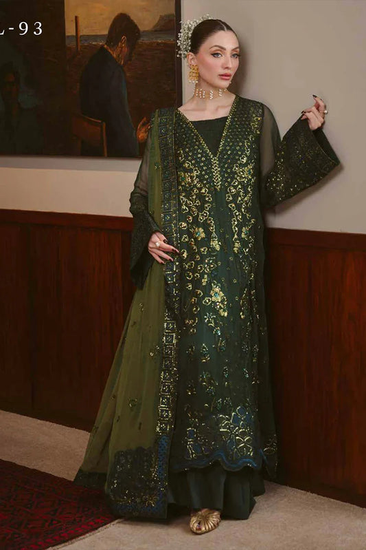 Nureh - Elaya Luxury Chiffon Collection Vol 2 - NEL-93 - Unstitched