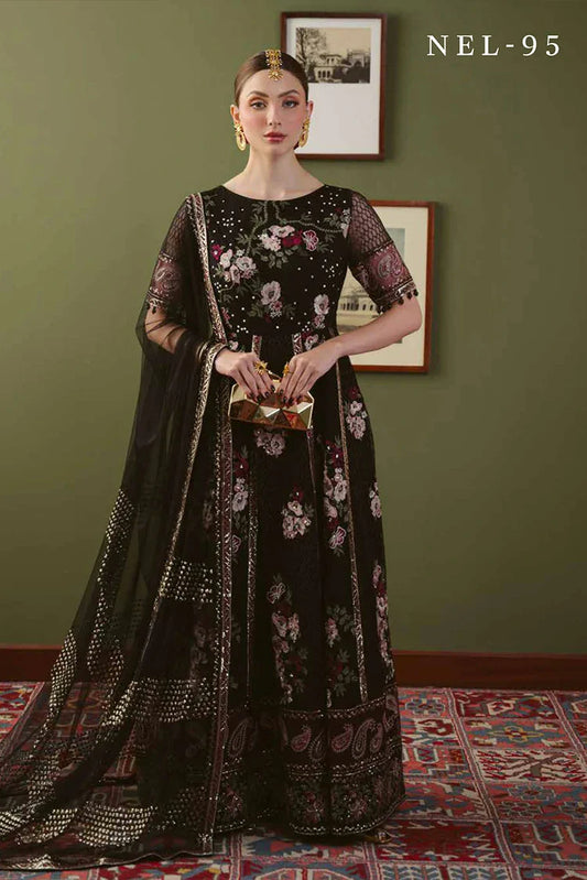 Nureh - Elaya Luxury Chiffon Collection Vol 2 - NEL-95 - Unstitched