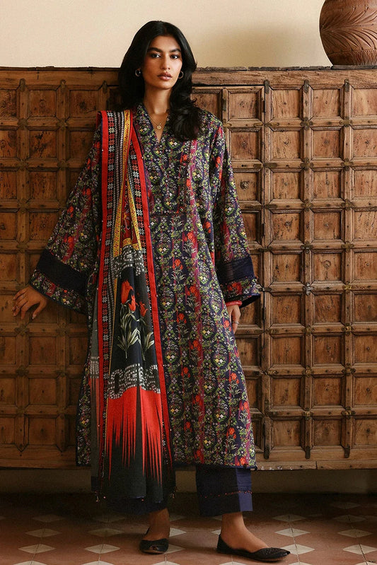 Zaha - Amaya Printed Lawn Collection - VEDA (APL26-08) - Unstitched