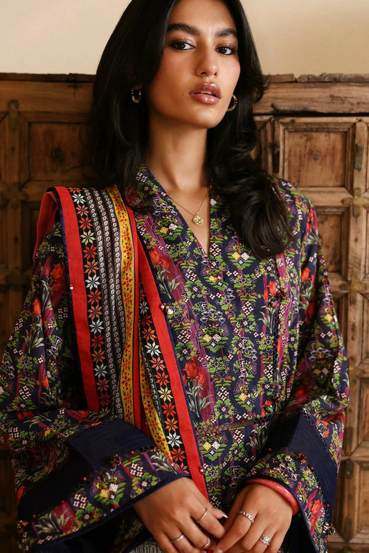 Picture of Zaha - Amaya Printed Lawn Collection - VEDA (APL26-08) - Unstitched - Available at Raja Sahib