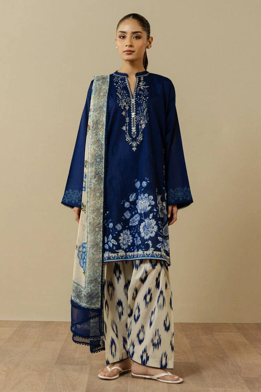 Picture of Zara Shahjahan - Coco Prints Drop 3 - CASSIA-10A - Unstitched - Available at Raja Sahib