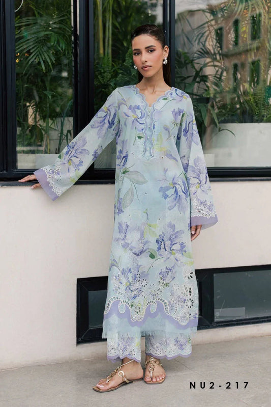 Nureh - Ballerina Embroidered Chikankari 2 Piece Collection Vol 3 - NU2-217 - Unstitched