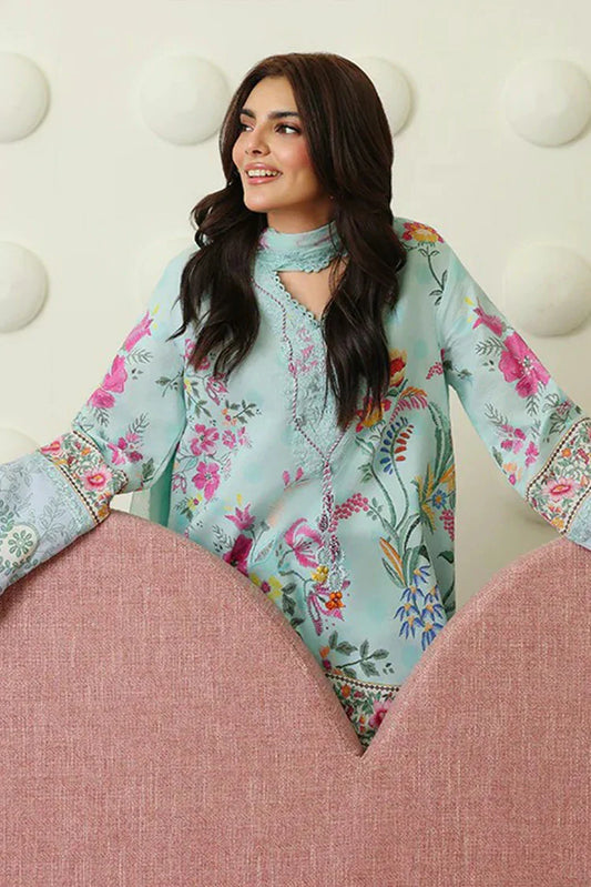 Roheenaz - Petals In Prints - 06-Delft Bloom - Unstitched