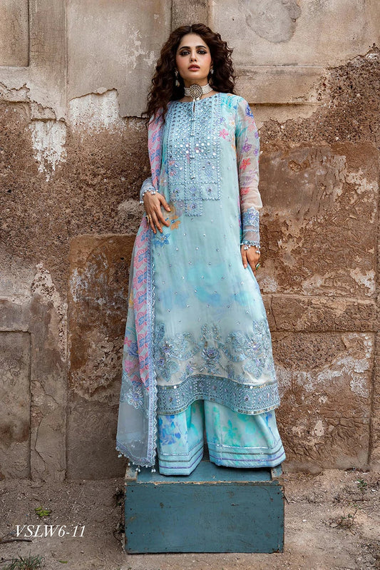 Charizma - Vasal Luxury Chiffon Collection Vol 1 - VSLW6-11 - Unstitched