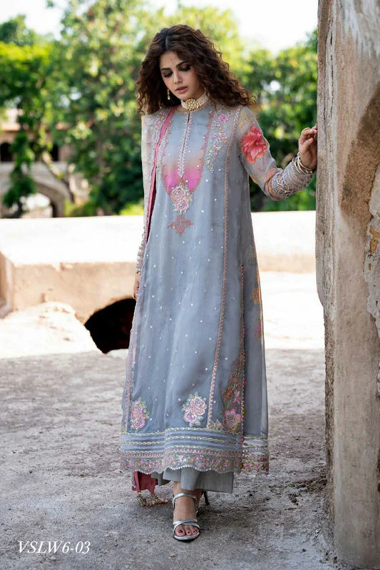 Picture of Charizma - Vasal Luxury Chiffon Collection Vol 1 - VSLW6-03 - Unstitched - Available at Raja Sahib